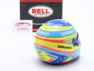 Fernando Alonso #14 Aston Martin Aramco Cognizant formule 1 2023 casque 1:2 Bell