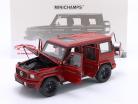 Mercedes-Benz classe G (W463) ano de construção 2020 vermelho 1:18 Minichamps