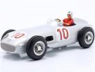 Fangio Mercedes-Benz W196 #10 vincitore Belgio GP formula 1 Campione del mondo 1955   Figur 1:18 LAVORO83