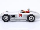 S. Moss Mercedes-Benz W196 #14 2nd Belgium GP formula 1 1955 with driver figure 1:18 WERK83