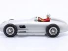 Mercedes-Benz W196 Plain Body Edition formule 1 1955 avec figurine de conducteur 1:18 WERK83