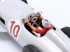 Fangio Mercedes-Benz W196 #10 winner Belgium GP formula 1 World Champion 1955   Figur 1:18 WORK83