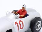Fangio Mercedes-Benz W196 #10 vincitore Belgio GP formula 1 Campione del mondo 1955   Figur 1:18 LAVORO83