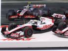 2-Car Set Schumacher #47 & Magnussen #20 Bahreïn GP formule 1 2022 1:43 Minichamps