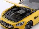 Mercedes-Benz AMG GT-R year 2017 yellow 1:24 Welly
