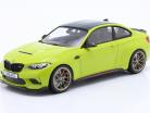 BMW M2 CS (F87) year 2020 light green 1:18 Minichamps