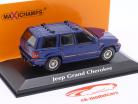 Jeep Grand Cherokee Année de construction 1995 bleu foncé métallique 1:43 Minichamps