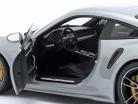 Porsche 911 (992) Turbo S Coupe Sport Design 2021 GT plateado metalizado 1:18 Minichamps