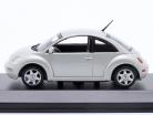 Volkswagen VW New Beetle (Taper 9C) Année de construction 1998 argent 1:43 Minichamps