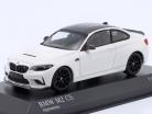 BMW M2 CS (F87) Año de construcción 2020 blanco alpino / negro llantas 1:43 Minichamps
