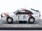 Audi Quattro Sport #1 优胜者 三城拉力赛 1984 Röhrl, Geistdörfer 1:43 CMR
