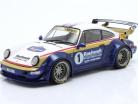 Porsche 911 (964) RWB Rauh-Welt 2022 синий / белый / красный / золото 1:18 Solido