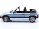 Peugeot 205 CTI cabriolet Bouwjaar 1989 Lichtblauw metalen 1:18 Solido