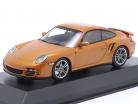 Porsche 911 (997) Turbo Bouwjaar 2009 goud metalen 1:43 Minichamps