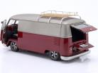 Volkswagen VW T1b Bus Lowrider rood / mat Grijs 1:18 Schuco