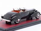Cadillac V16 Dual Cowl Sport Phaeton Baujahr 1937 schwarz open top 1:43 Matrix