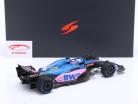 Fernando Alonso Alpine A522 #14 7 Monaco GP formel 1 2022 1:18 Spark