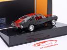 Ford Mustang Fastback year 1967 black / red 1:43 Ixo