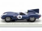 Jaguar D #4 gagnants 24h LeMans 1956 Sanderson, Flockhart 1:43 Spark