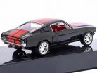 Ford Mustang Fastback year 1967 black / red 1:43 Ixo