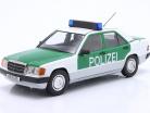 Mercedes-Benz 190 (W201) 警察 ドイツ 1993 緑 / 白 1:18 Triple9