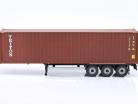 Containerauflieger 40Ft. dunkelrot 1:24 Solido