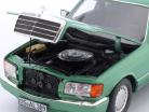 Mercedes-Benz 560 SEL year 1991 light green metallic 1:18 Norev