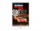 calendrier mural 2024 - Porsche courses posters