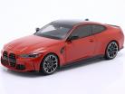 BMW M4 Año de construcción 2020 rojo metálico 1:18 Minichamps