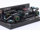 Lewis Hamilton Mercedes-AMG F1 W12 #44 勝者 カタール GP 方式 1 2021 1:43 Minichamps