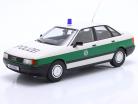 Audi 80 (B3) Polizei Baujahr 1989 weiß / grün 1:18 Triple9