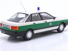 Audi 80 (B3) polícia ano de construção 1989 branco / verde 1:18 Triple9