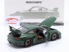 Porsche 911 (991 II) GT3 Anno di costruzione 2017 verde scuro 1:18 Minichamps