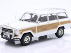 Jeep Grand Wagoneer Anno di costruzione 1989 bianco / aspetto legno 1:18 KK-Scale