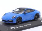 Porsche 911 (992) Carrera 4 GTS Coupé 2022 haaienblauw 1:43 Spark