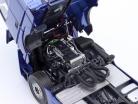 Mercedes-Benz Actros Gigaspace 4x2 SZM blau metallic mit Streifen 1:18 NZG