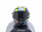 Valentino Rossi Winter Test Sepang MotoGP 2020 AGV helmet 1:8 Minichamps
