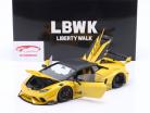 LB Silhouette Works Lamborghini Huracan GT 2019 amarillo metálico 1:18 AUTOart