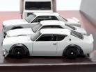 4-Car Set Nissan blanco 1:64 Hot Wheels