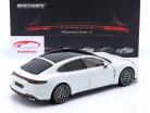 Porsche Panamera Turbo S ano de construção 2020 branco metálico 1:18 Minichamps