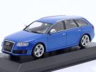 Audi RS 6 Avant (C6) ano de construção 2008 azul metálico 1:43 Minichamps