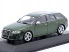 Audi RS 6 Avant (C6) year 2008 dark green metallic 1:43 Minichamps