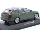 Audi RS 6 Avant (C6) ano de construção 2008 verde escuro metálico 1:43 Minichamps