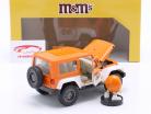 Jeep Wrangler 2007 con cifra M&Ms Naranja 1:24 Jada Toys