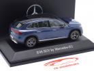 Mercedes-Benz EQS (X296) сплошной синий 1:43 Spark
