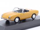 Fiat 850 Sport Spider ano de construção 1968 amarelo escuro 1:43 Minichamps