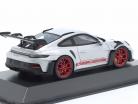 Porsche 911 (992) GT3 RS ледяной серый металлический / пиротехника красный 1:43 Spark