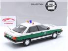 Audi 100 C3 politie Bouwjaar 1989 groente / wit 1:18 Triple9