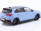 Hyundai i30 N Byggeår 2021 ydeevne blå 1:18 Model Car Group