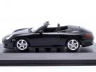 Porsche 911 4S convertible Année de construction 2003 noir 1:43 Minichamps